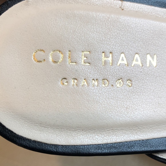 Cole Haan Black Leather Slide size 9 1/2 - Picture 6 of 11